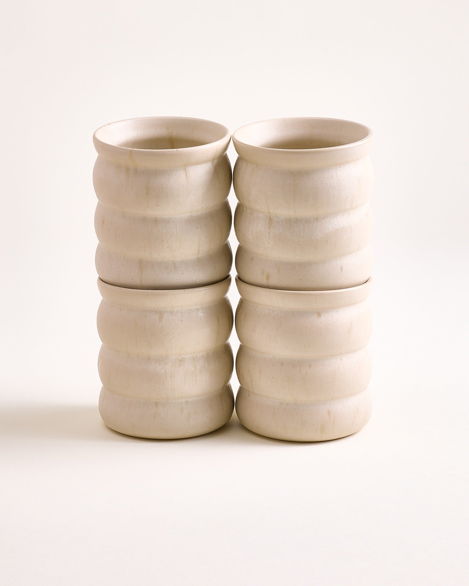 SINTRA - LARGE CUP BUBBLE SAND SET OF 4