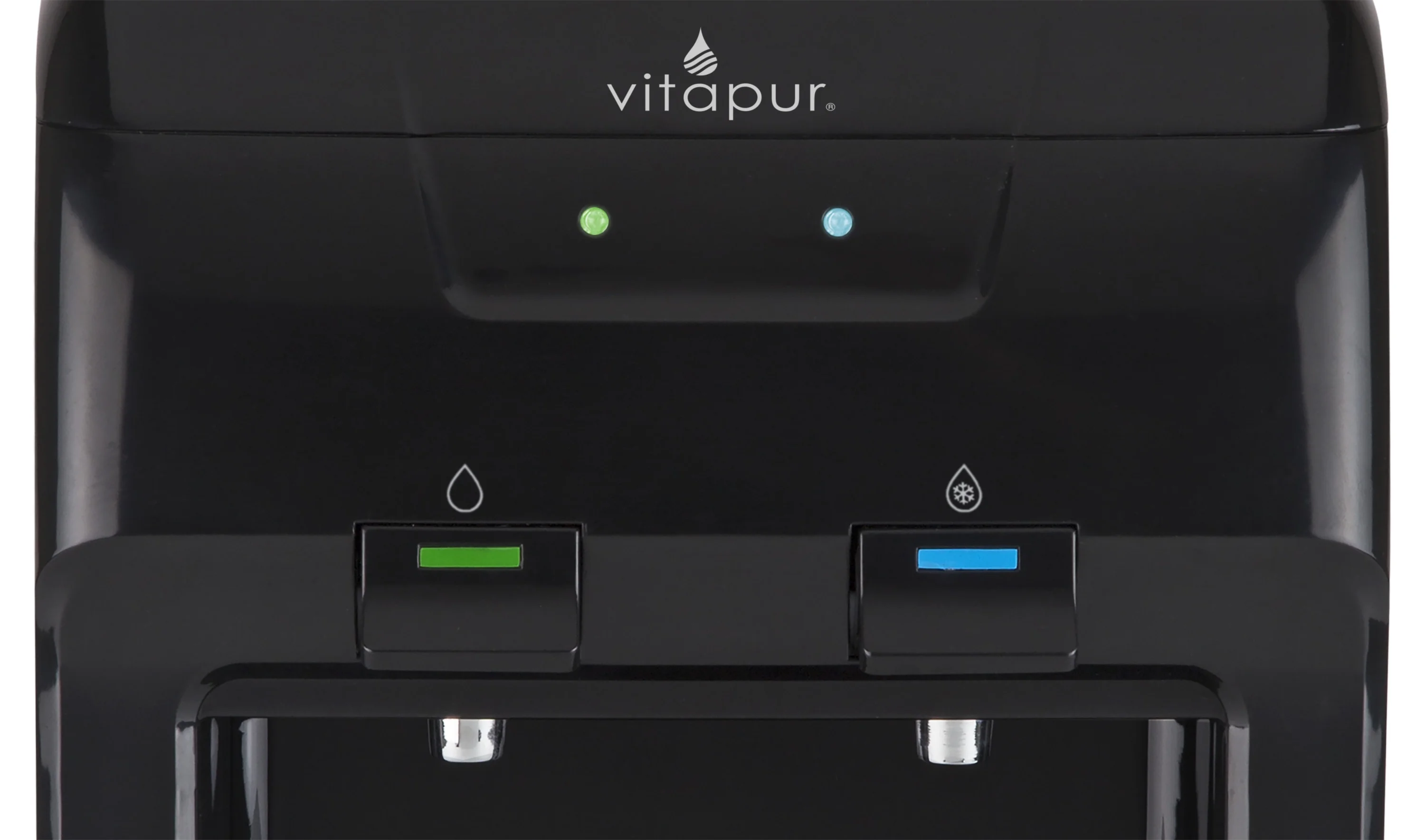 Vitapur Countertop Room and Cold (42.8°f - 46.4°f) Water Dispenser Black