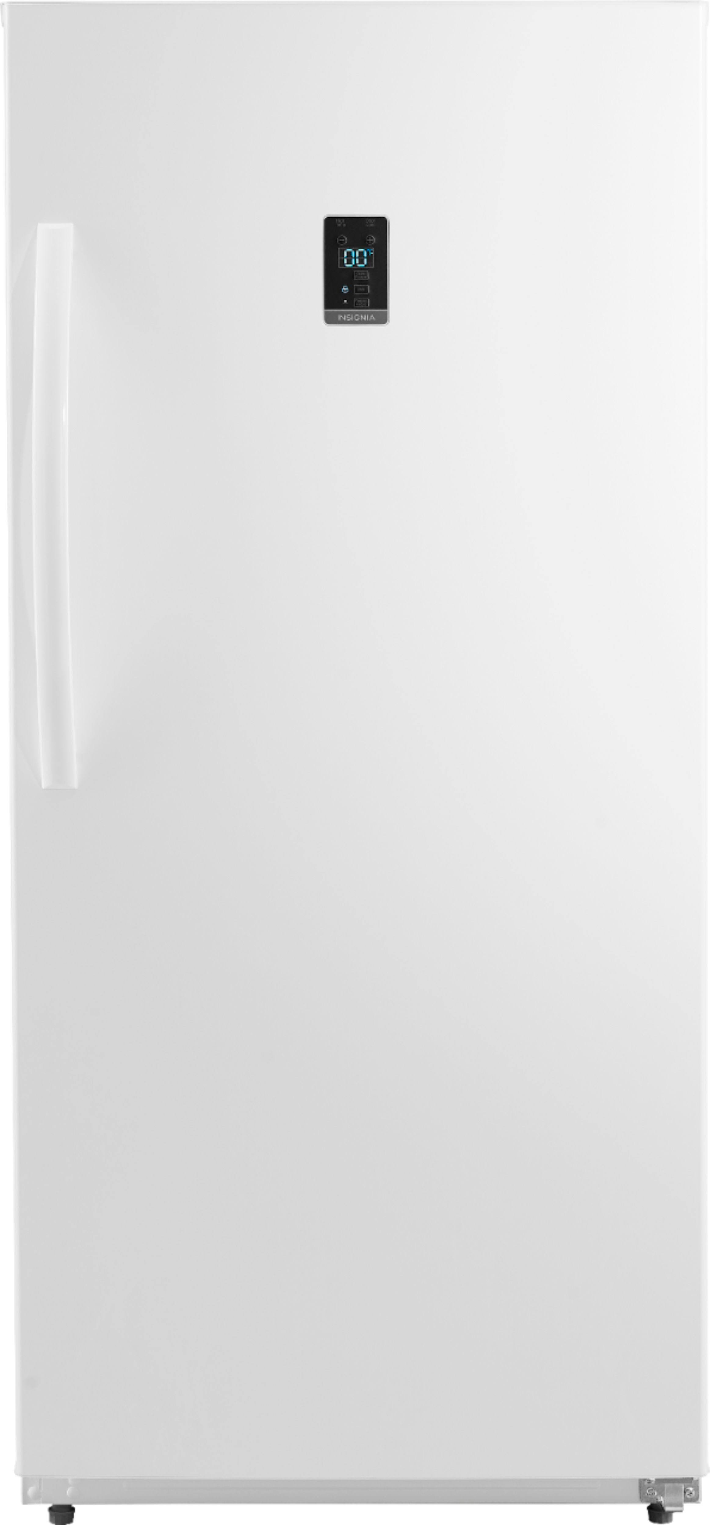 Insignia - 17 Cu. ft. Garage Ready Convertible Upright Freezer - White