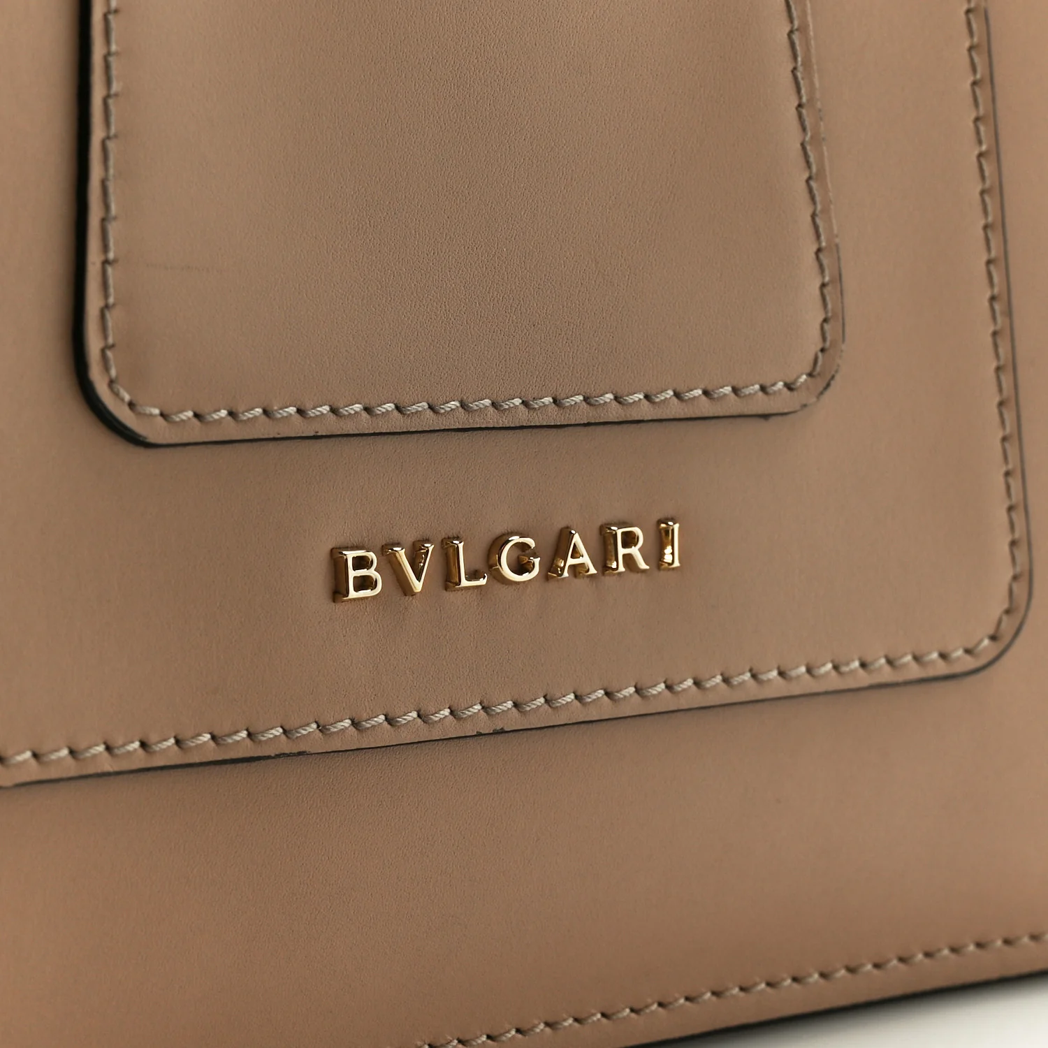 Calfskin Serpenti Forever Top Handle Beige Green