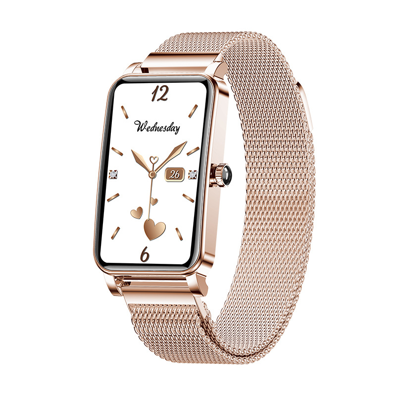 New cross-border model ZX19 smartwatch with heart rate and sleep monitoring, information push, step counting, women's Bluetooth sports watch