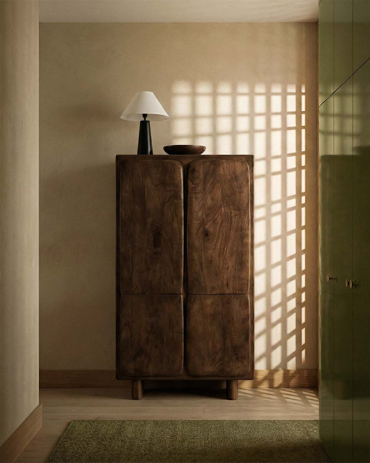 Orlean - Armario 4 Puertas de Madera de Mango Orlean