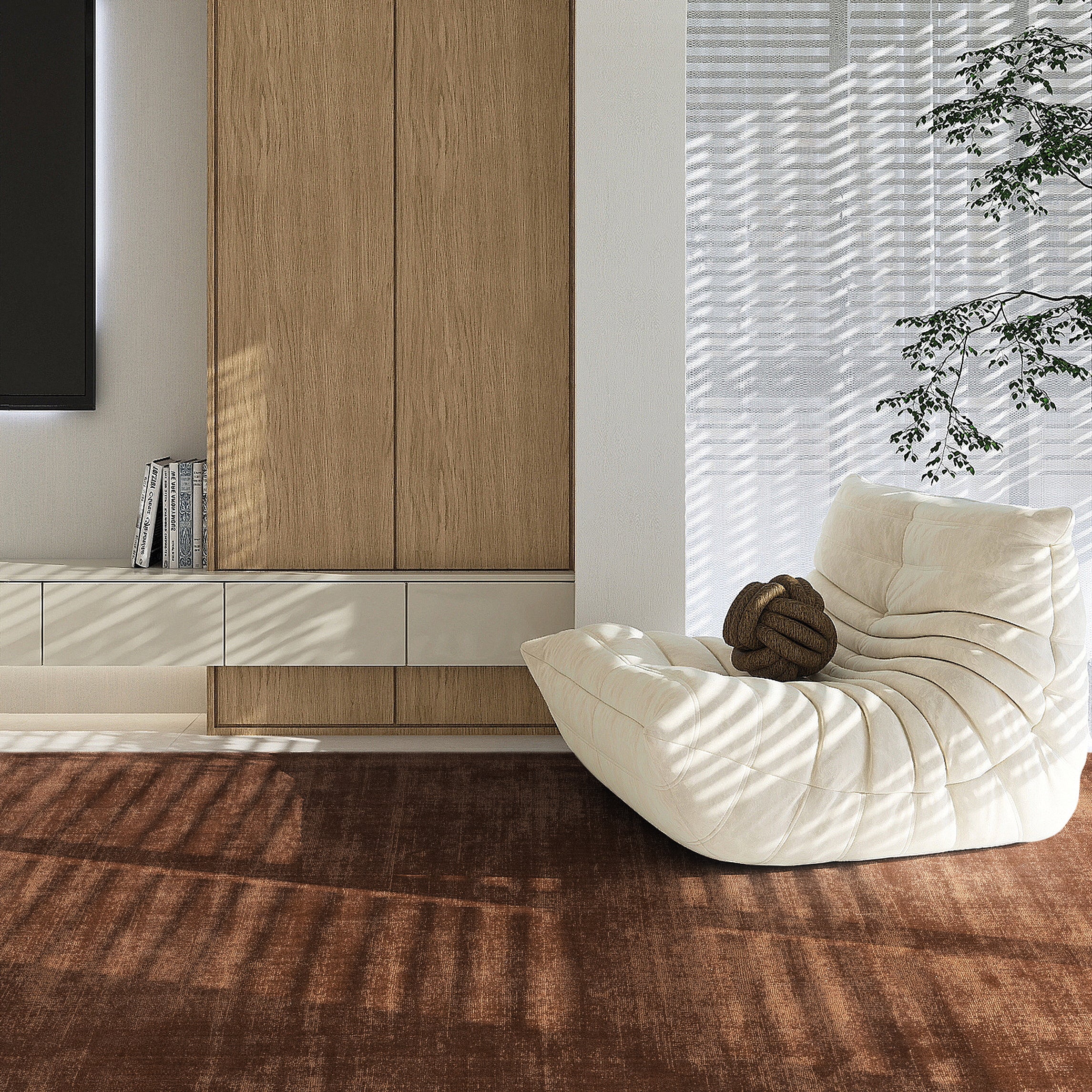 Acsento Corfu Vloerkleed 200 x 290 cm - Rust