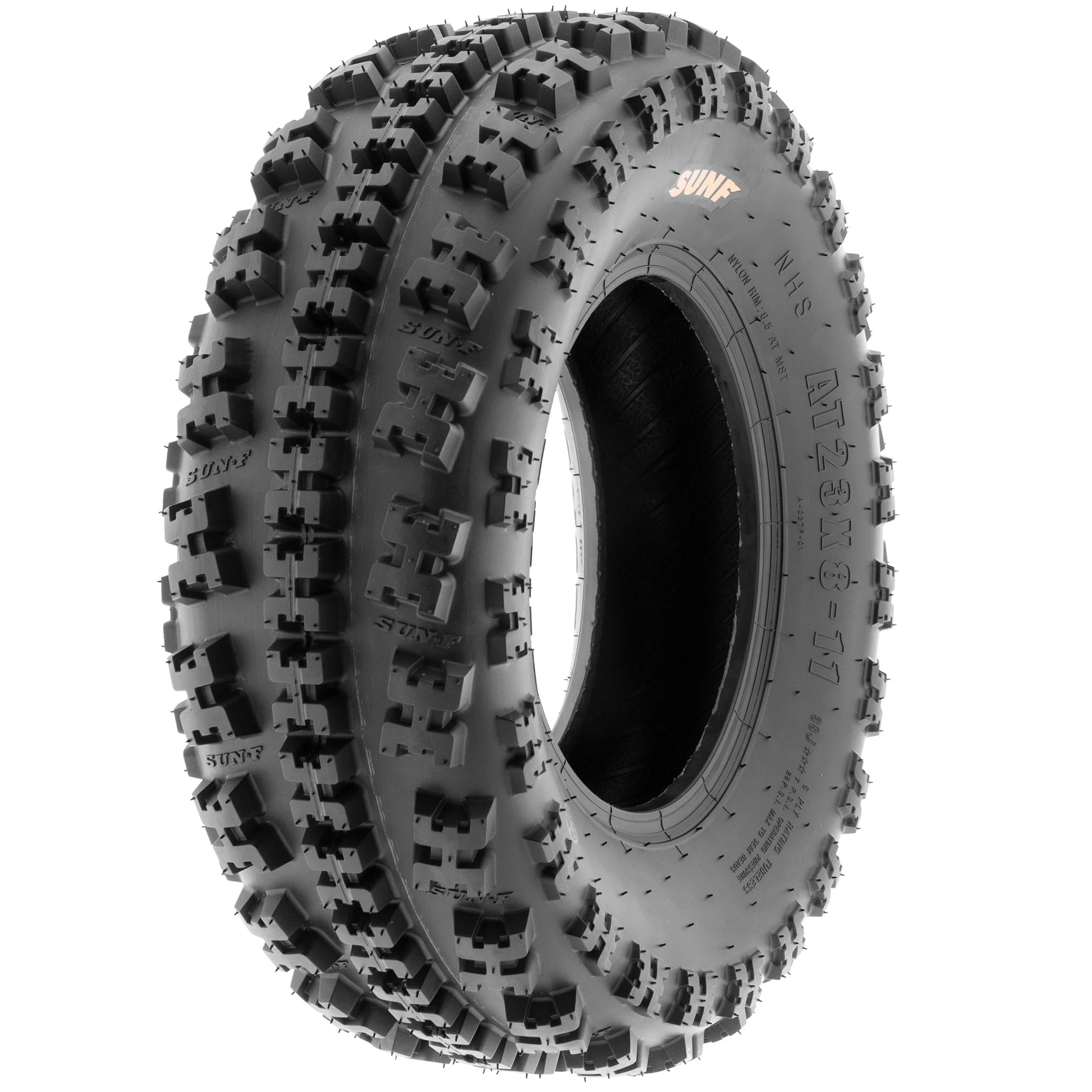 Sunf All-Terrain ATV UTV Tires 22x7 - 10 & 20x10 - 9 6 PR A027 (Complete Full Set of 4)