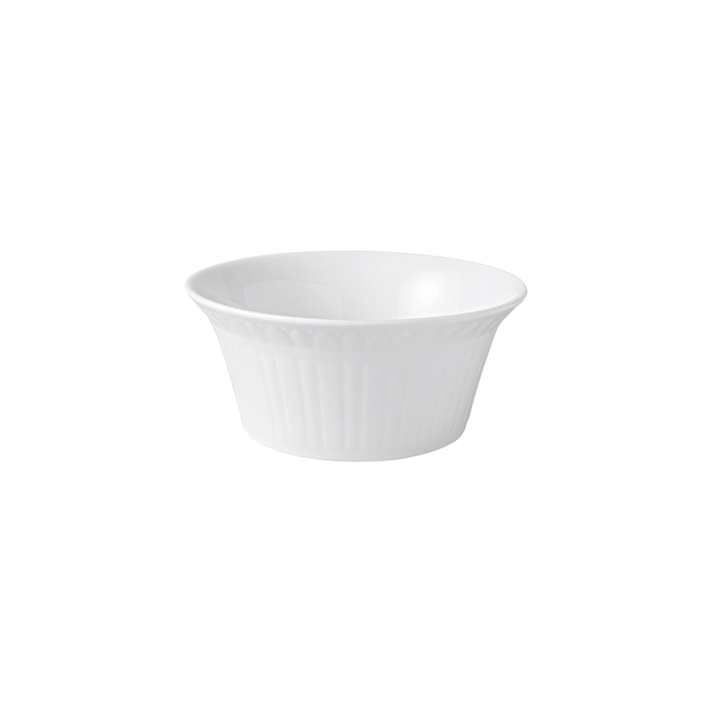 Cellini Appetizer/ Dessert Bowl - White, 7.2 oz, Premium Porcelain