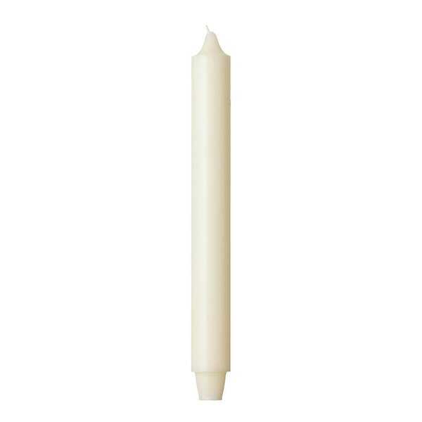 Herregårdslys 30 cm benhvit