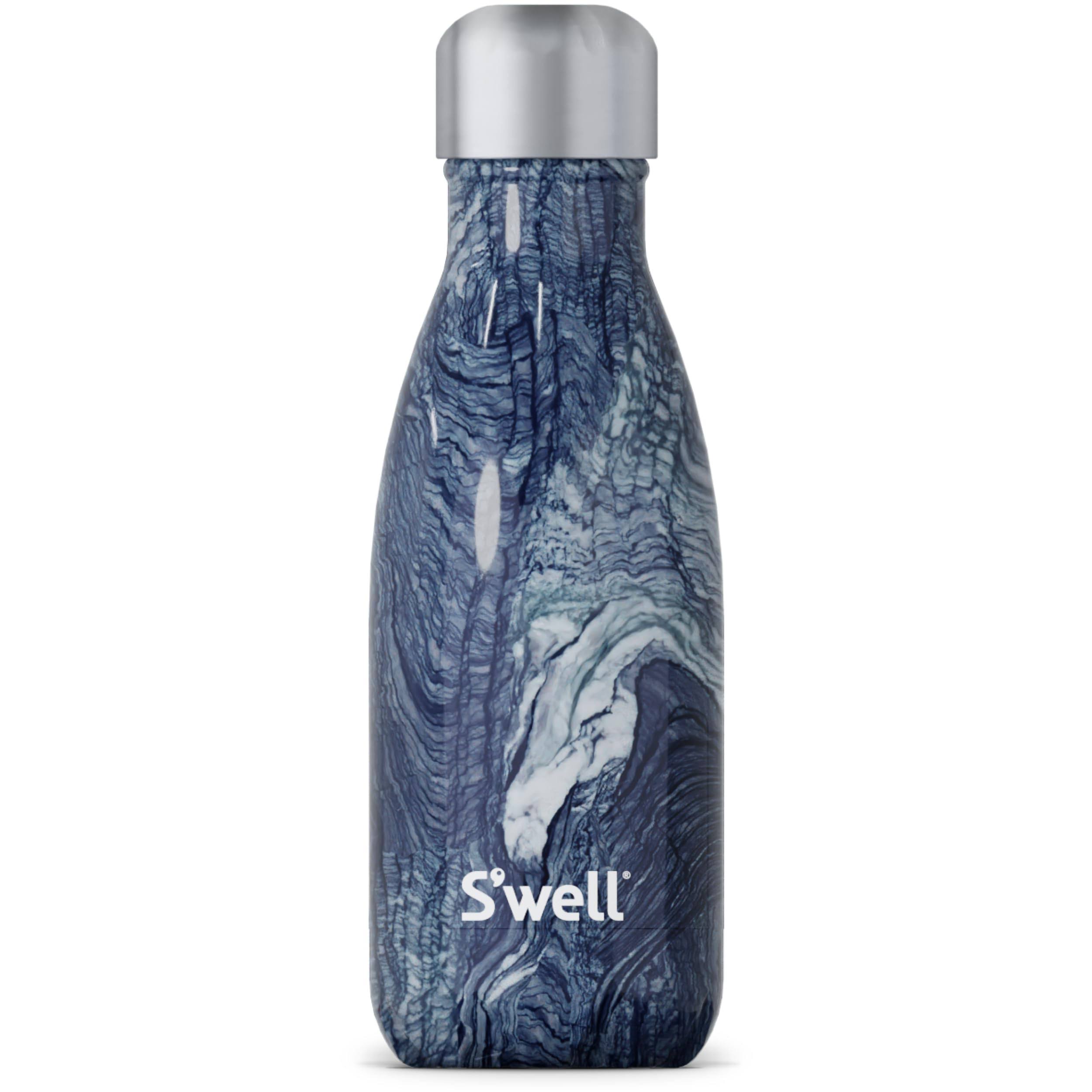 S'well - Stainless Steel Water Bottle - Azurite Marble 9oz