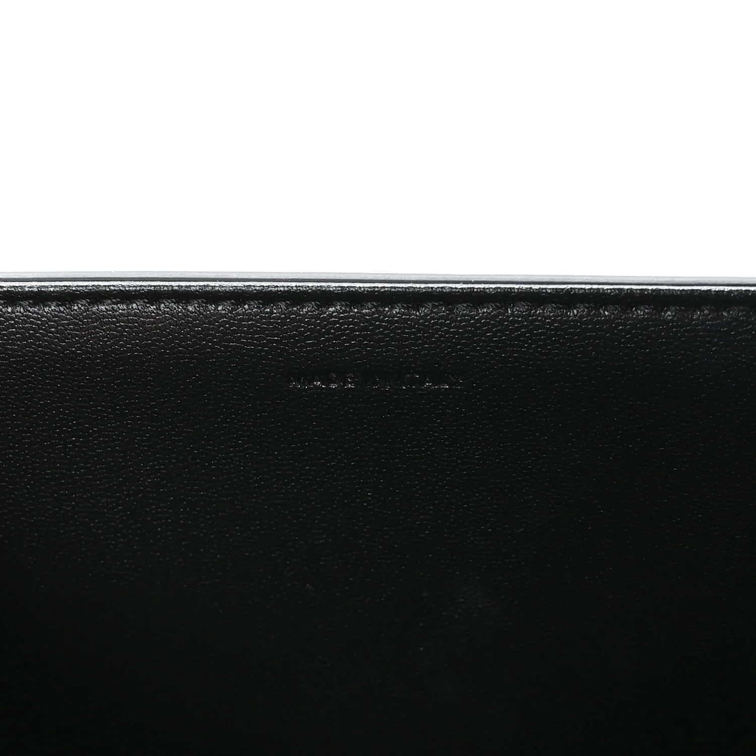 Shiny Calfskin Medium Triomphe Black