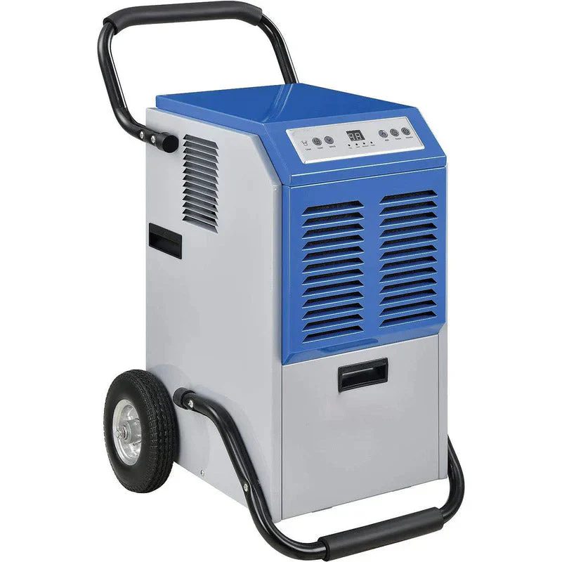 Déshumidificateur industriel portable robuste pour usage commercial, capacité de 110 pintes par jour