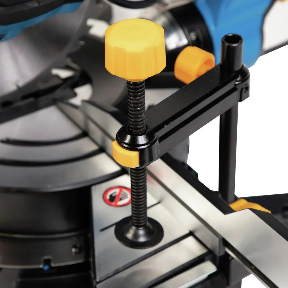 Baileigh Industrial BA9-1231858 BMS-10 15 Amp 4200 RPM 52 Degrees Left 60 Degrees Right Miter Capacity 10 in. Dual Bevel Sliding Compound Miter Saw