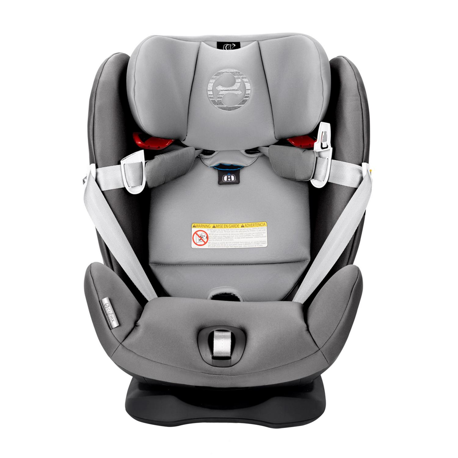 Eternis S. All-in-One Convertible Car Seat. 12-Position Height-Adjustable Reclining Headrest. Side Impact Protection. Manhattan Grey. 120 lb (Non- Sensorsafe) - Image 3