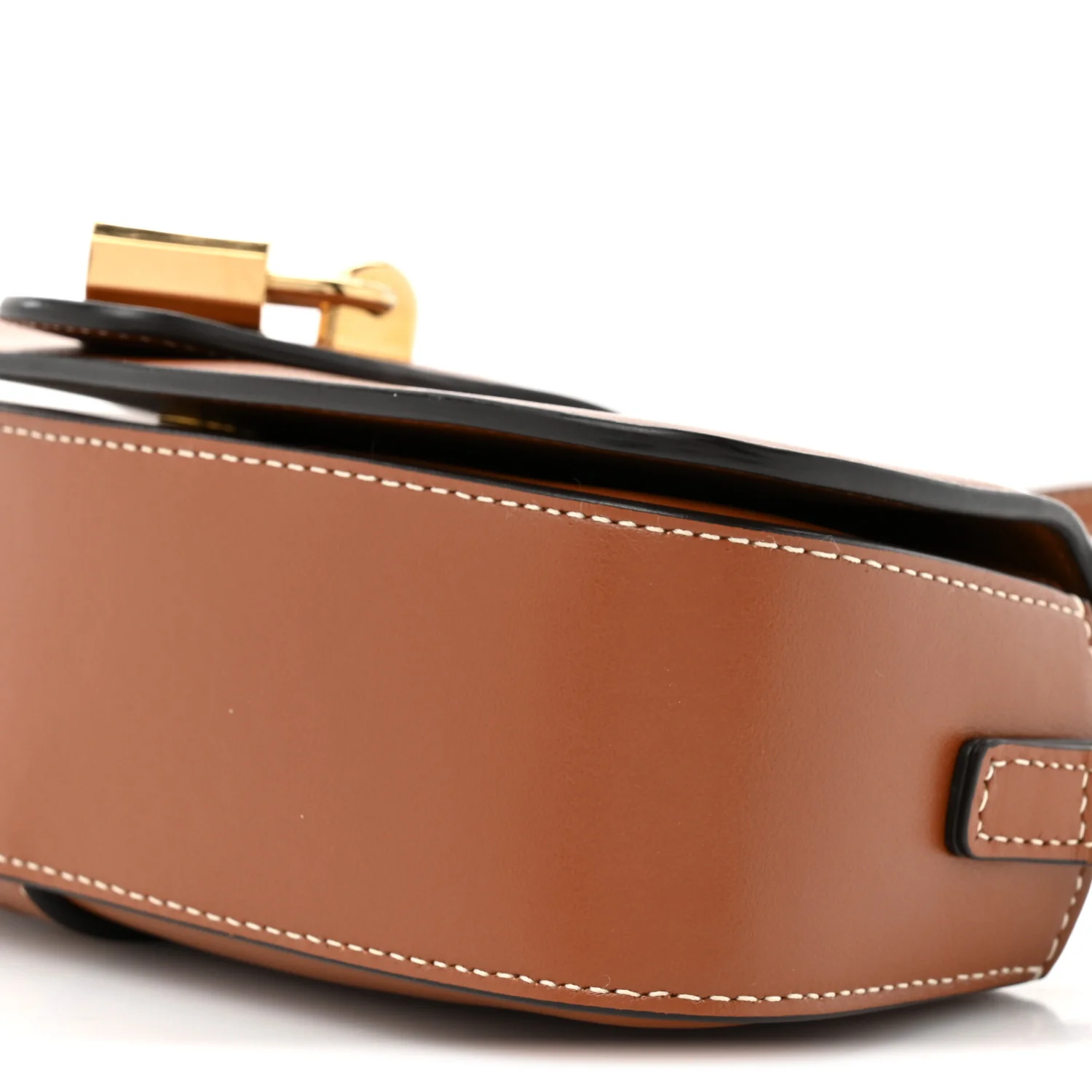 Smooth Calfskin Tabou Clutch On Strap Tan