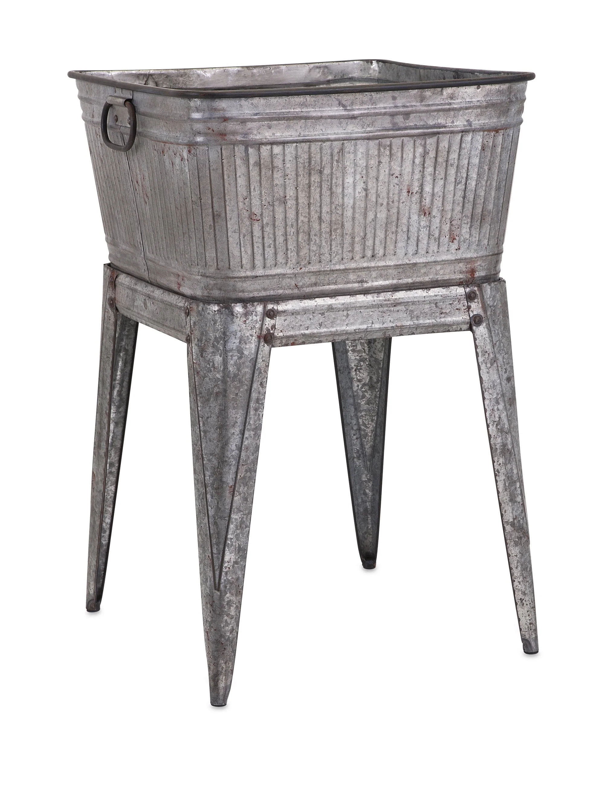Galvanized Tub on Stand