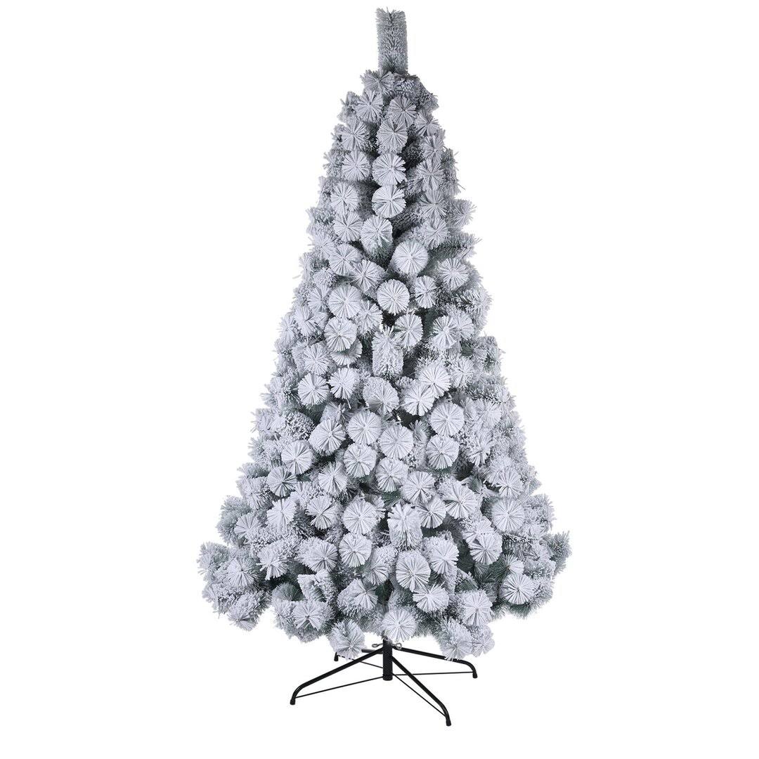 White Pine Flocked/Frosted Christmas Tree The Holiday Aisle Size: 7' H