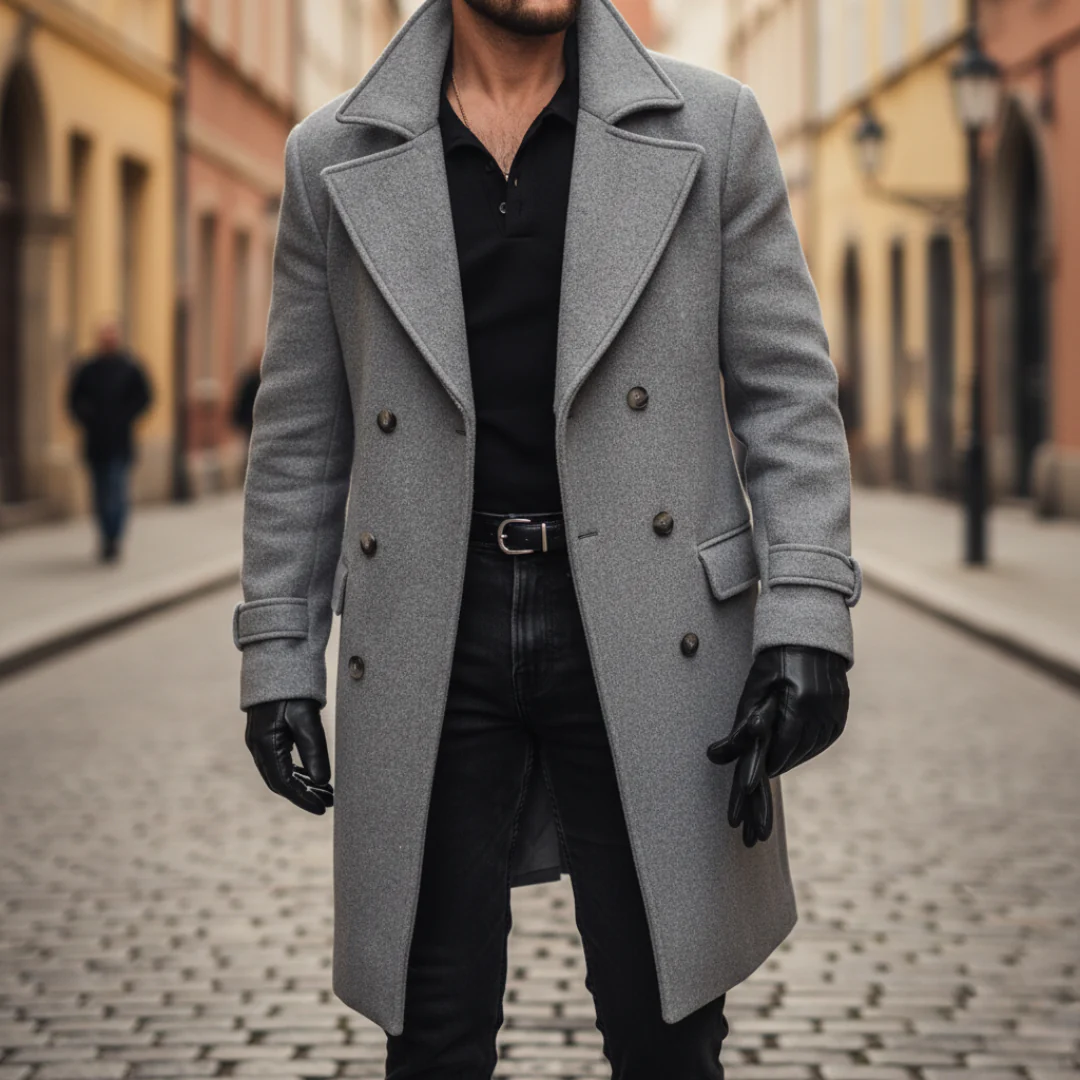 Marcel | Manteau Homme en Laine à Double Boutonnage Hiver