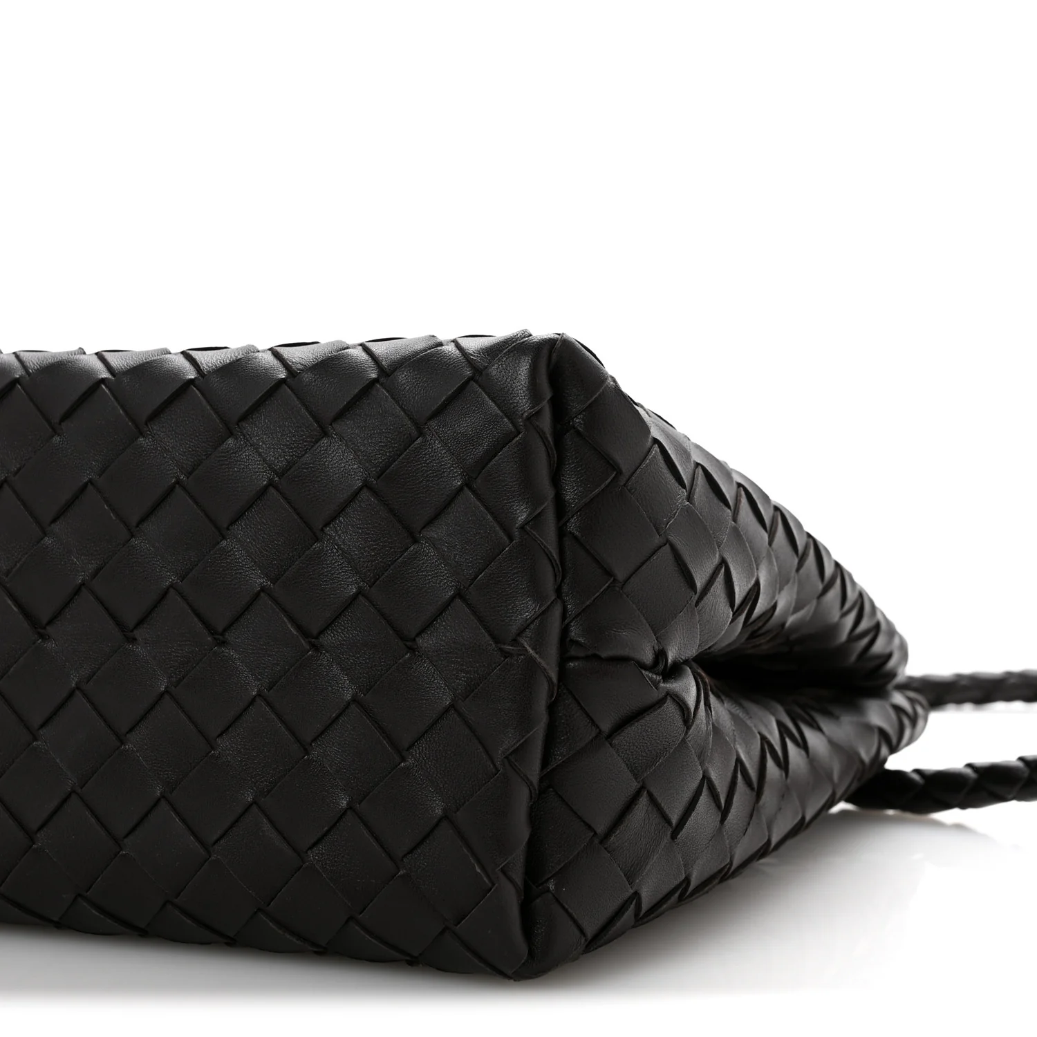 Nappa Intrecciato Medium Andiamo Shoulder Bag Fondant