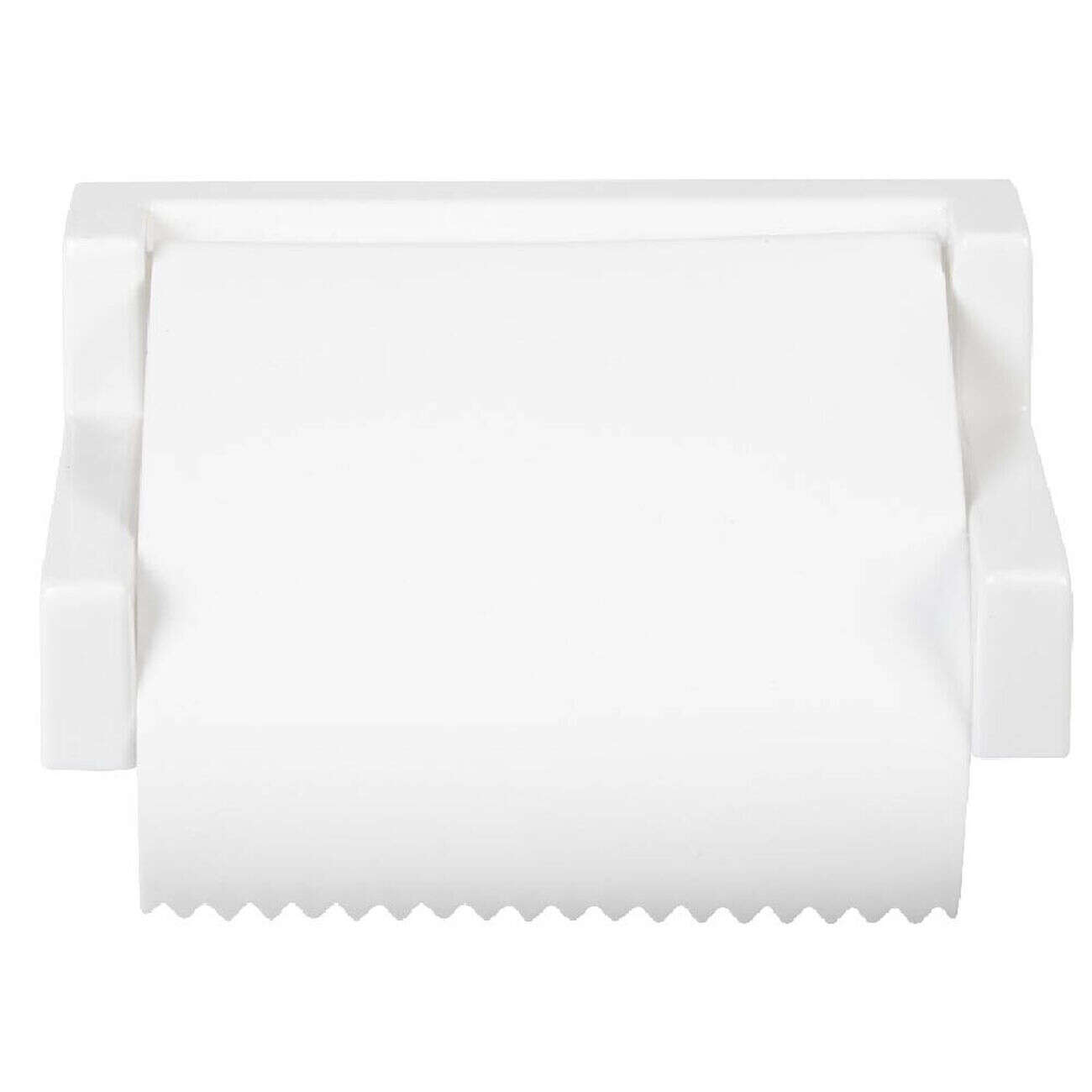 Dérouleur papier toilette blanc