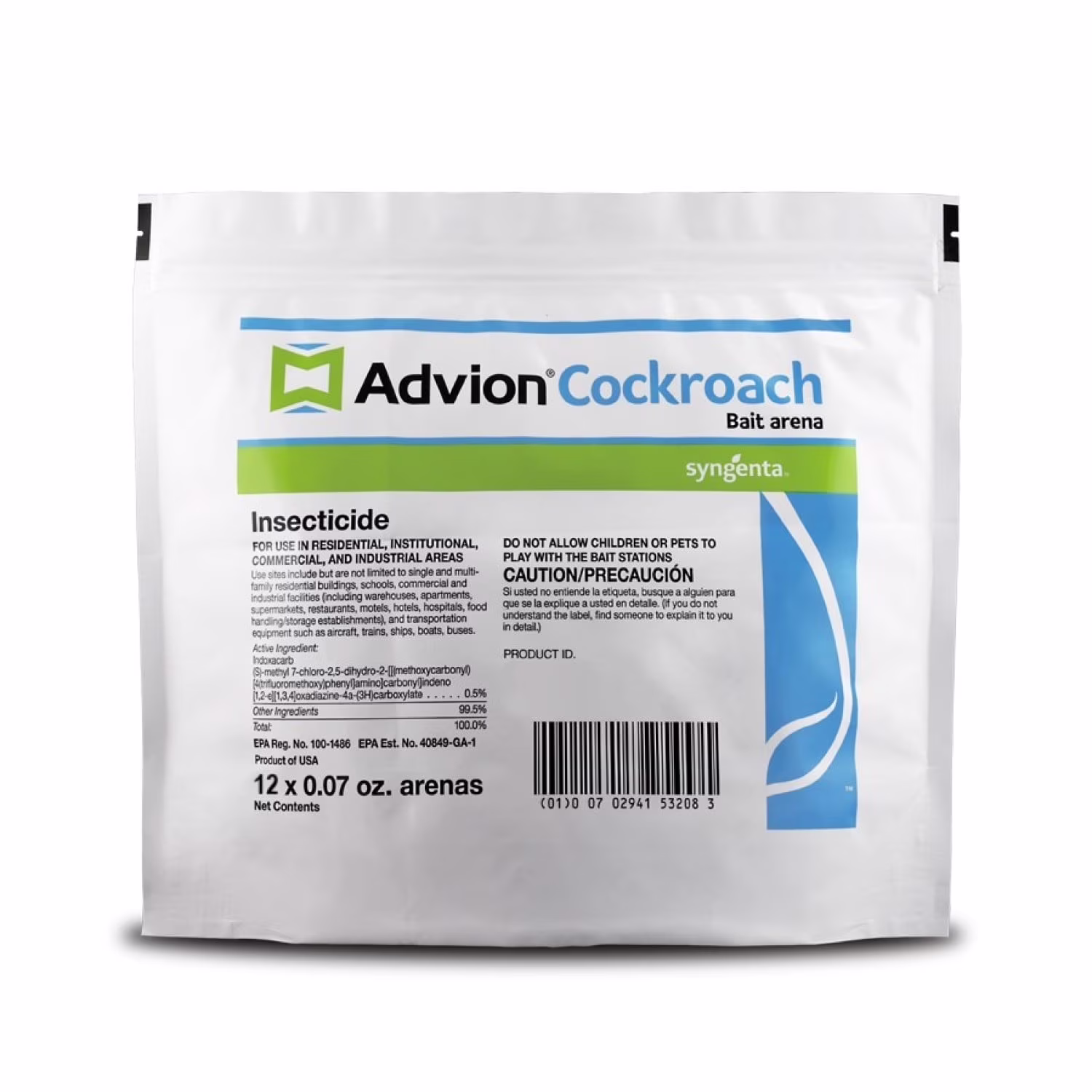 Advion Cockroach Bait Arenas - Kills Roaches - 1 Case (10 Bags = 120 Bait Stations) by Syngenta