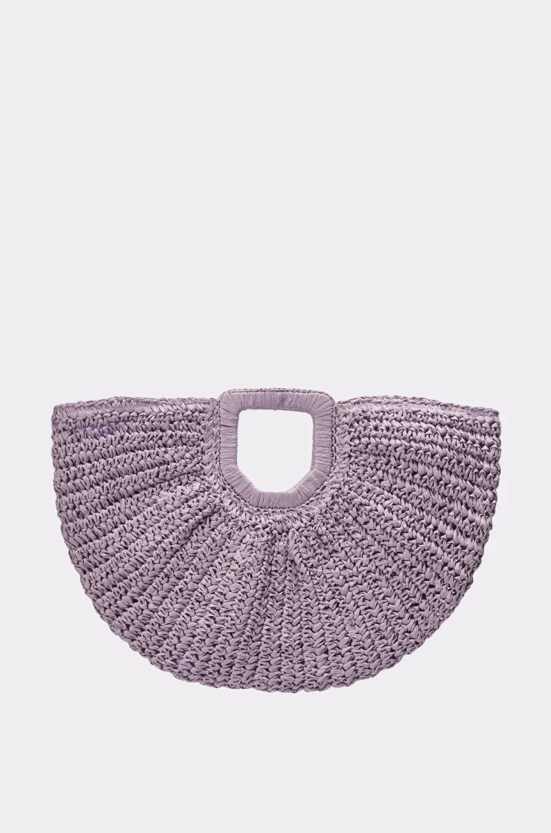 CATCHING FLIGHT RAFFIA CLUTCH - Akira Store