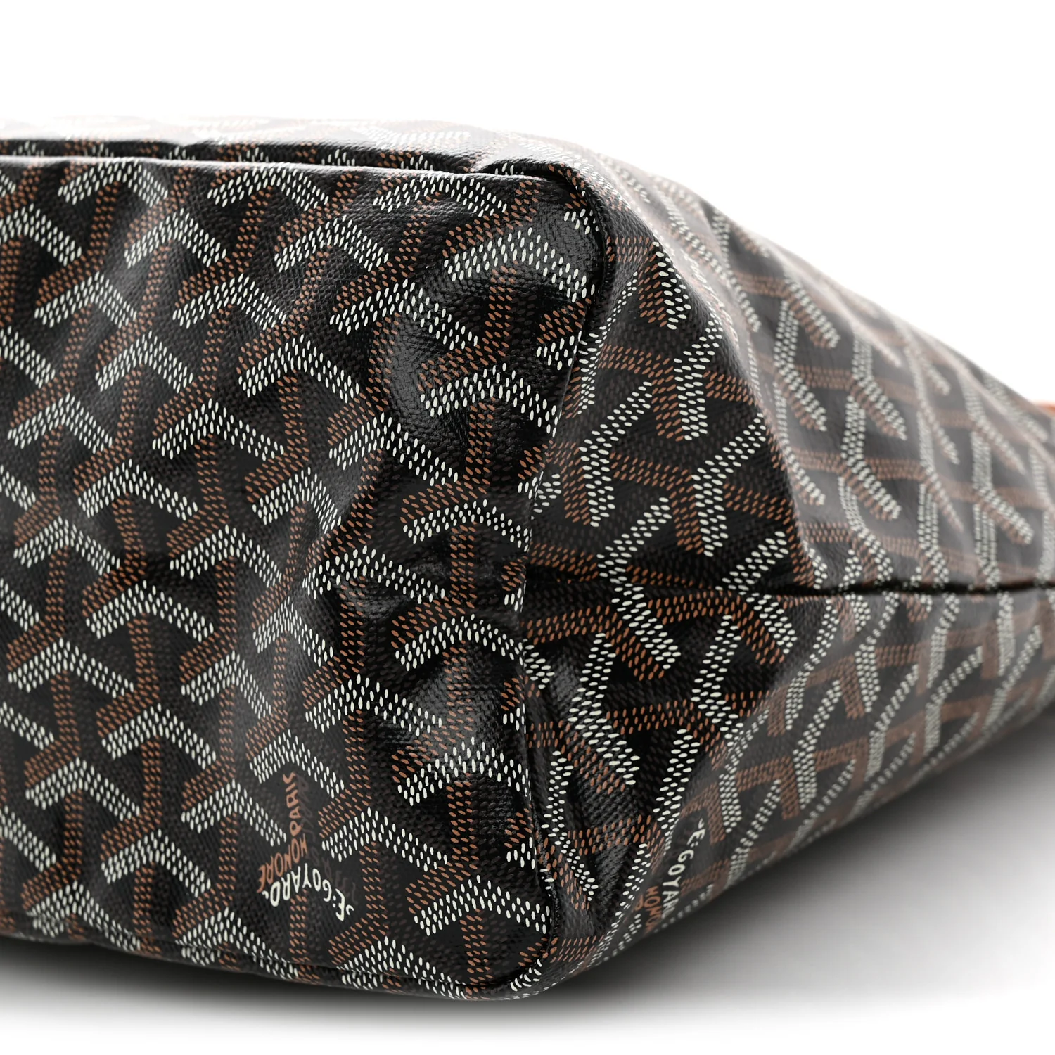Goyardine Boheme Hobo Black Gold