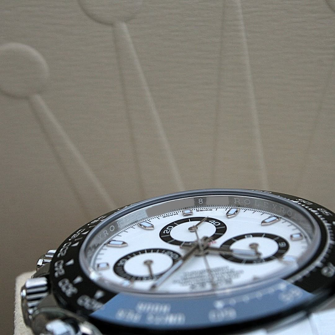 [Super Clone]Rolex Daytona 40mm Stainless Steel Panda Dial  m126500ln-0001