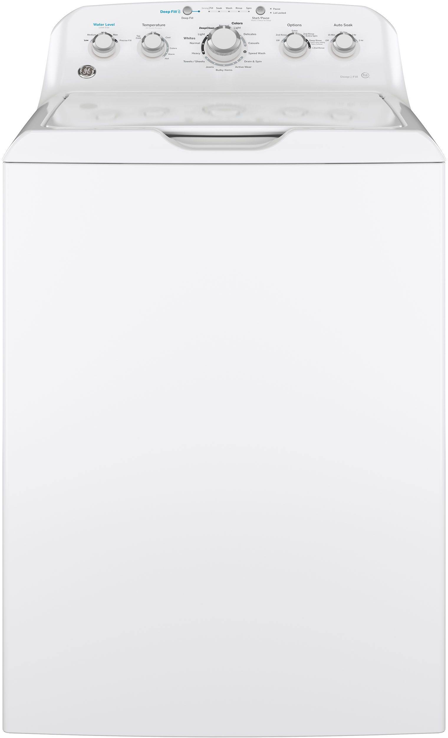 GE GTW465ASNWW 4.5 Cu. ft. White Top Load Washer