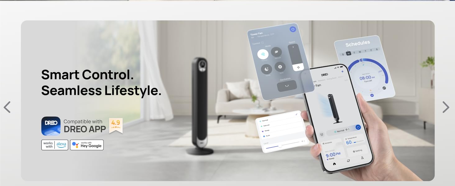 smart tower fans
