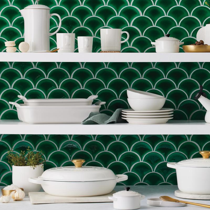 Heritage rektangulær ildfast form 26x19 cm white
