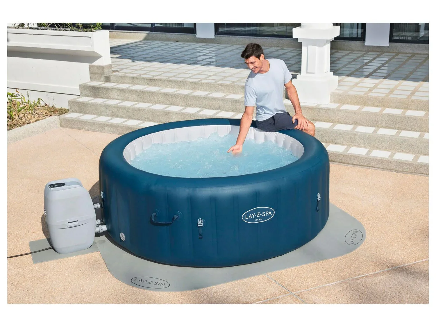 Bestway Protection de sol pour whirlpool