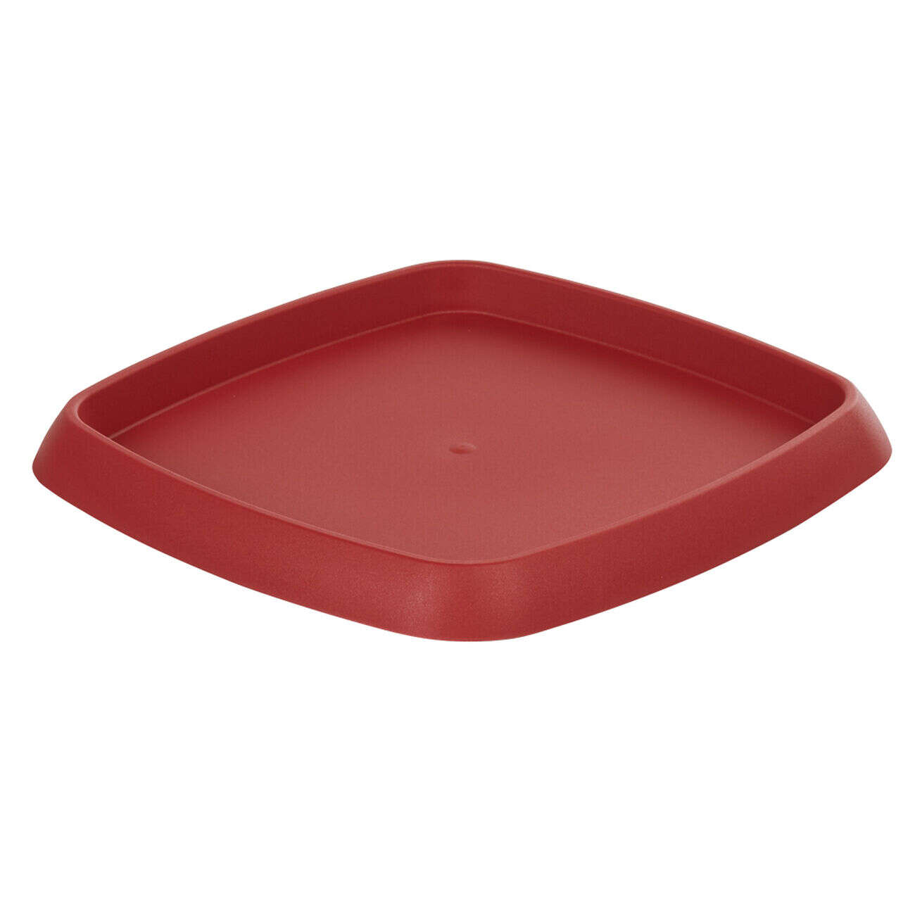 Soucoupe carrée pour pot Chorus 24,2 L rouge
