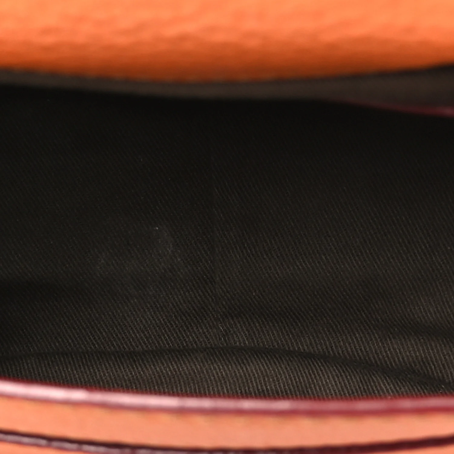 Grained Calfskin Small Marcie Saddle Bag Wood Rose