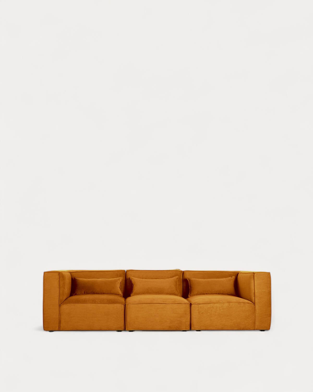 Kilhe Pana - Sofá Modular de 3 Piezas con 2 Sillones Esquineros de Pana Kilhe