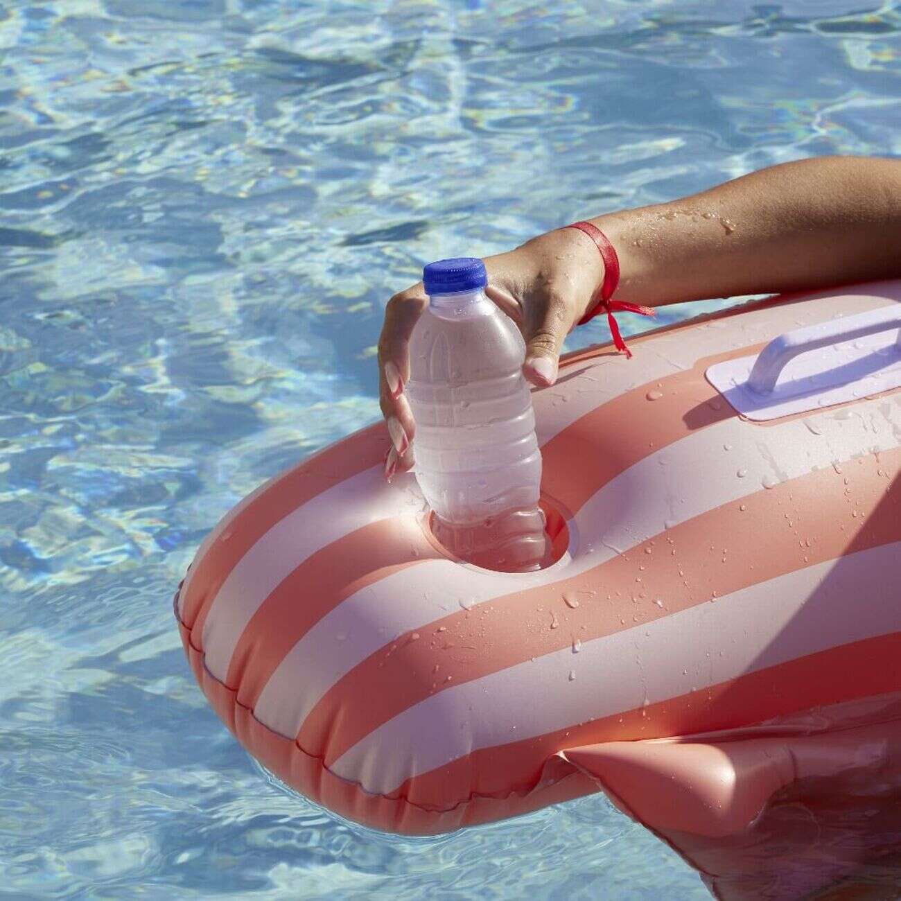 Siège gonflable à rayures 115x90cm - 3 modèles