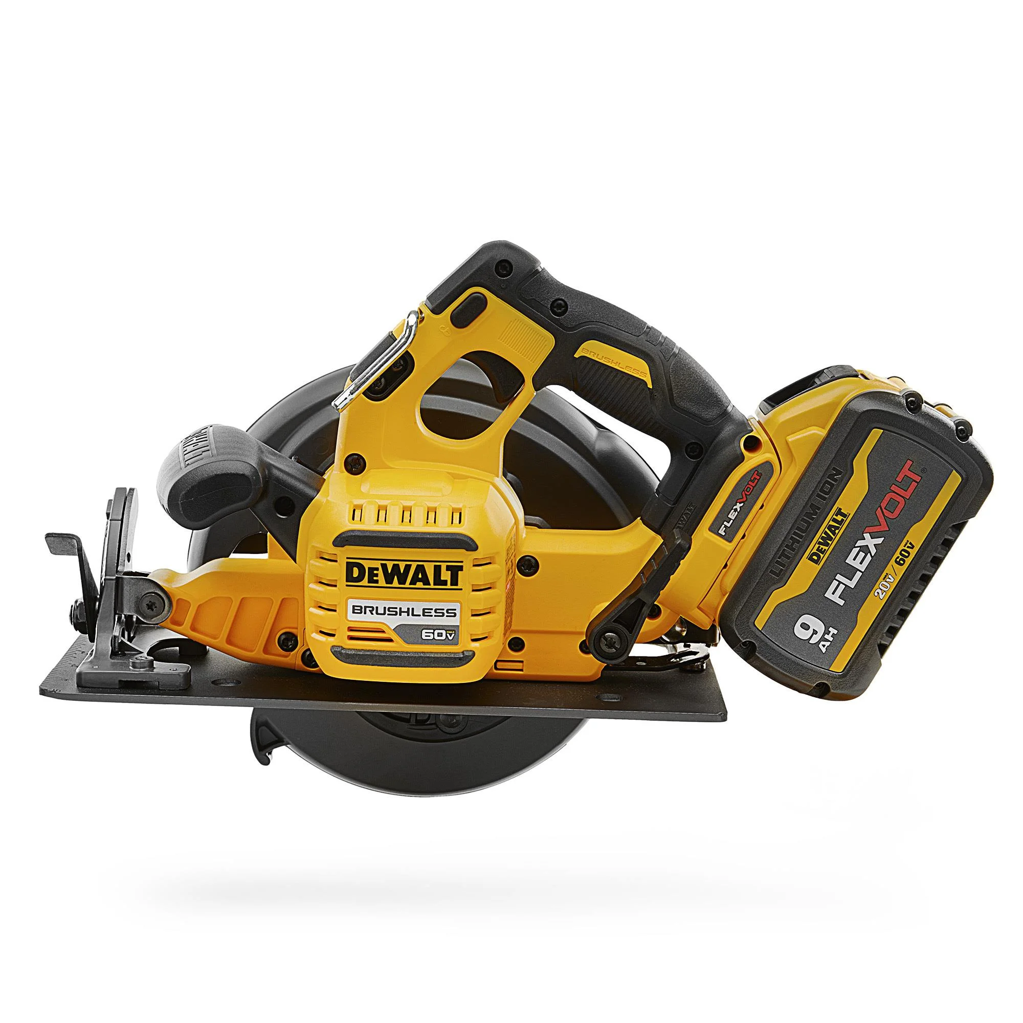 FLEXVOLT 60 V 7-1/4 in. Cordless Brushless Circular Saw Kit (Battery Charger)(1) - Image 4