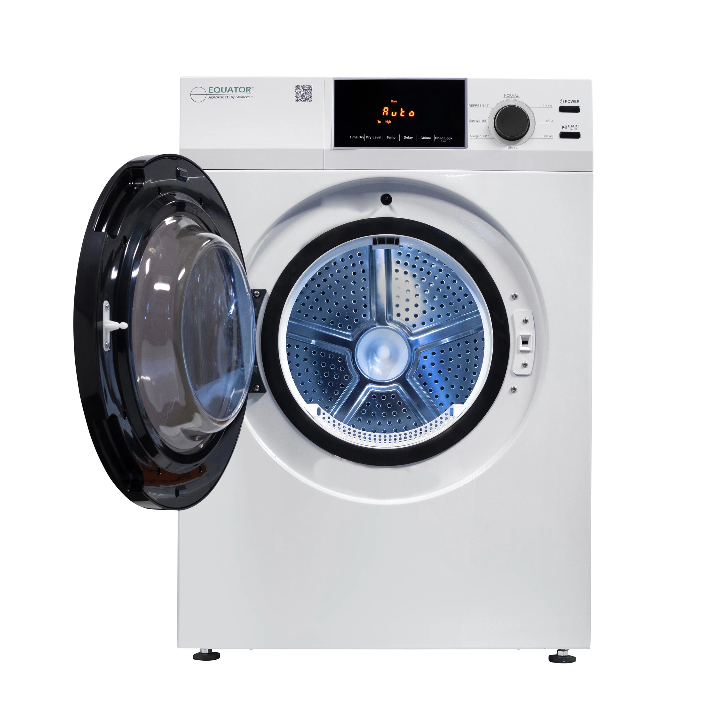 4cu.ft. 220V Electric Vented Sensor Dryer Interior Light Reversible Door - Image 6