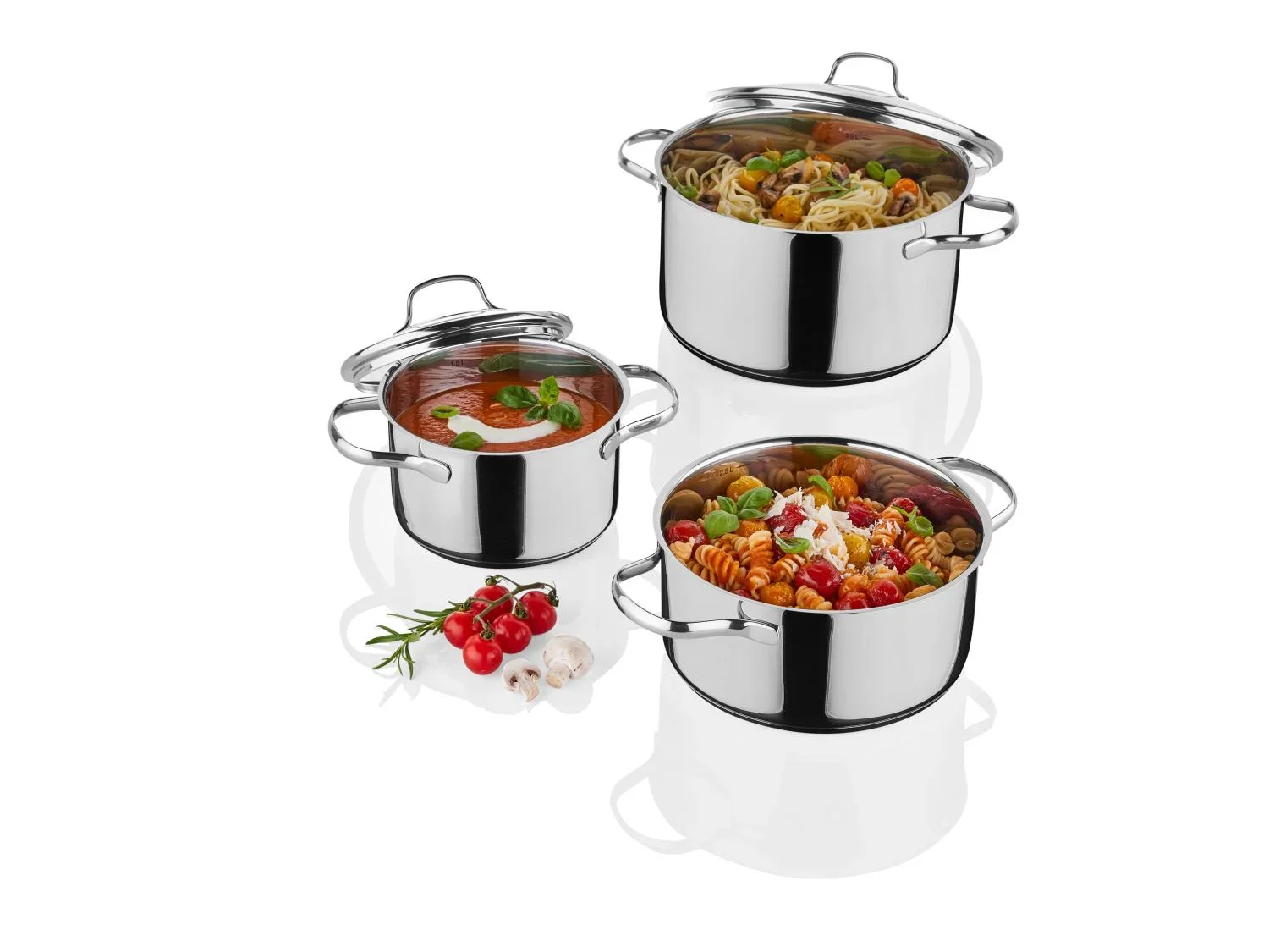 LIVARNO home Set de 3 casseroles