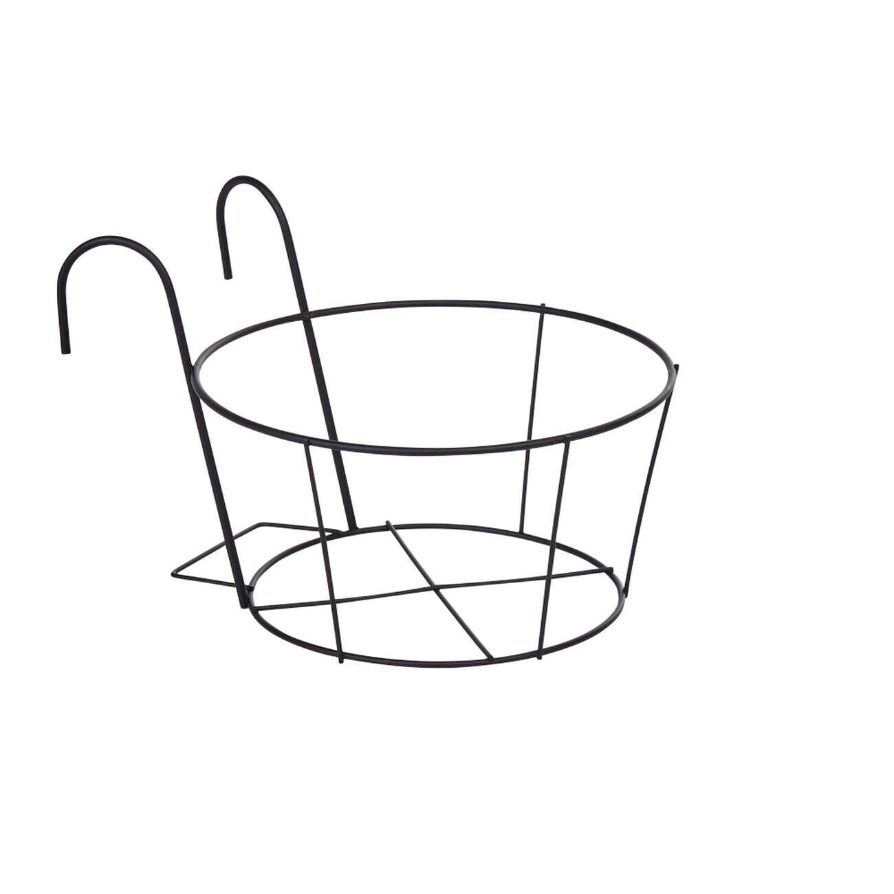 Support pour pot de fleurs rond balcon