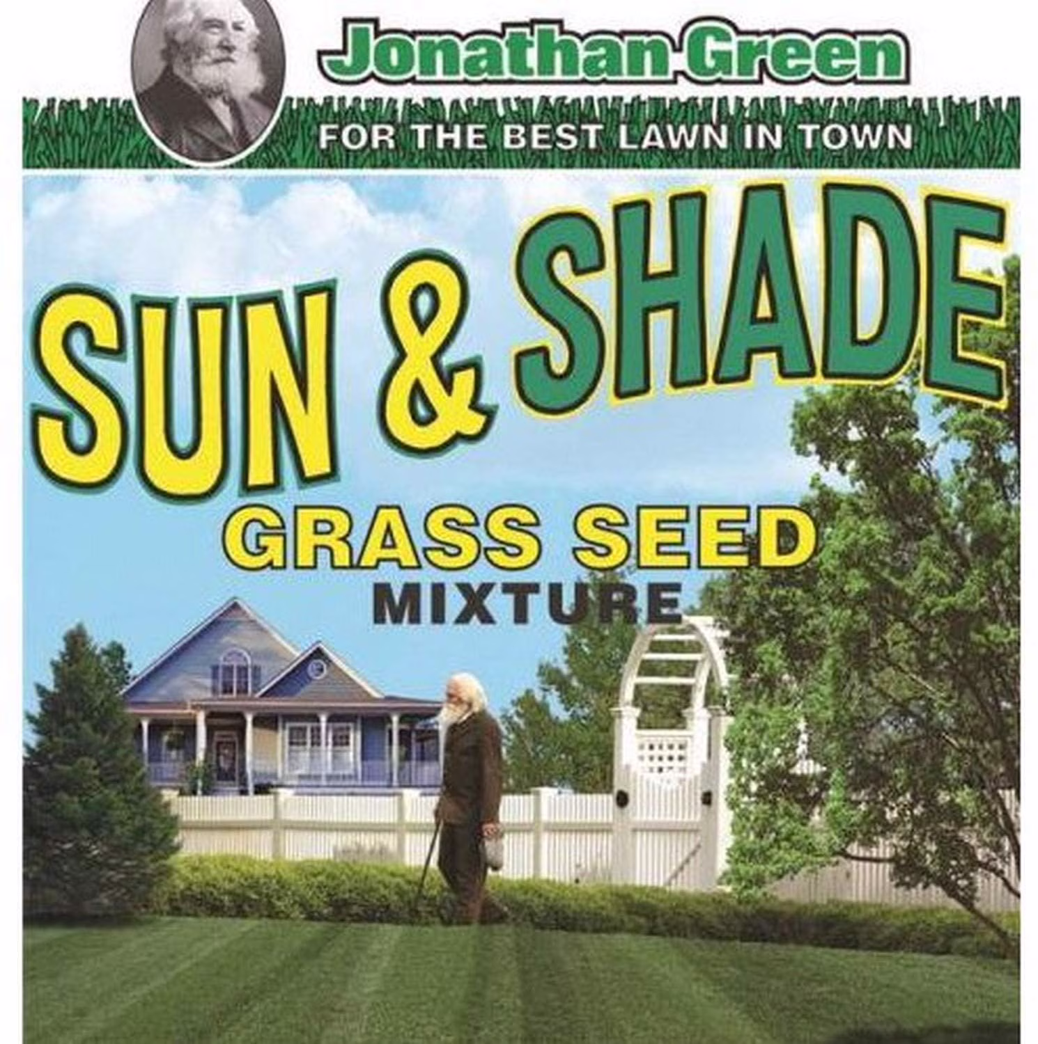 JONATHAN GREEN TURF 12006 18750 Sq. Ft. Sun and Shade Grass Seed, 25 lb