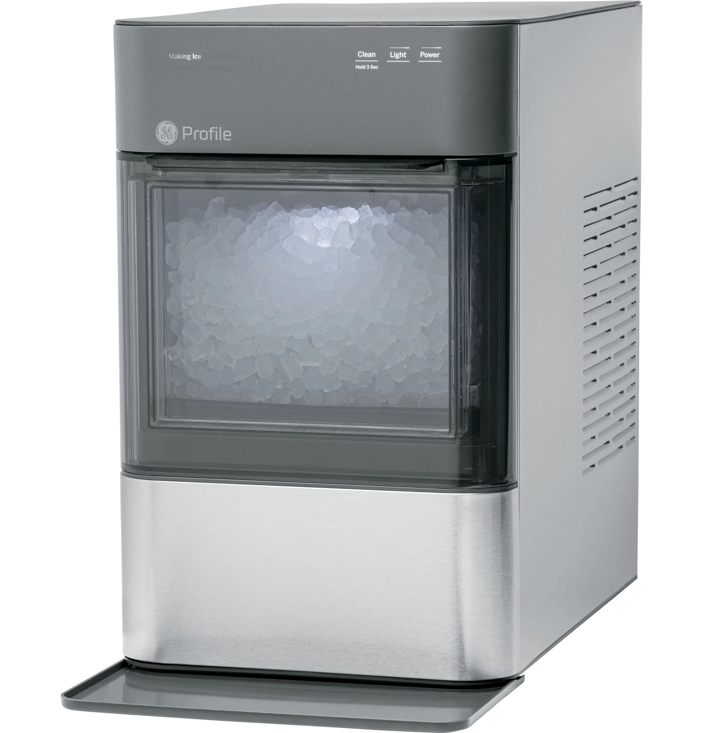 GE Appliances Opal 2.0 Countertop Nugget Ice Maker, 38 lb Maximum Output, Industrial