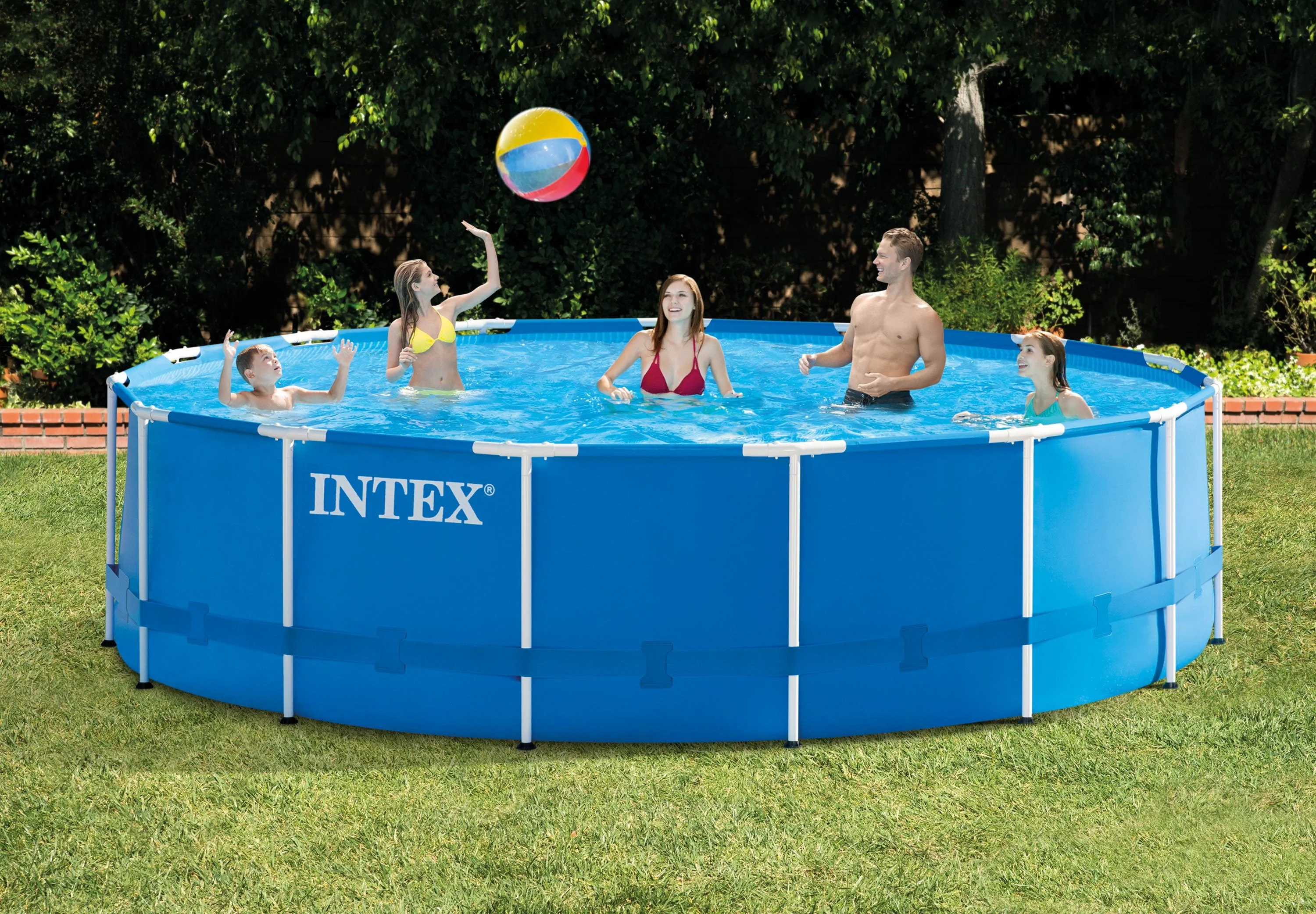 15' x 48" Metal Frame Above Ground Pool with Filter Pump Image 3
