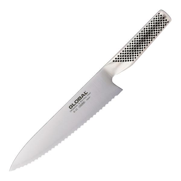 Global G-22 brødkniv 20 cm venstrehendt tagget