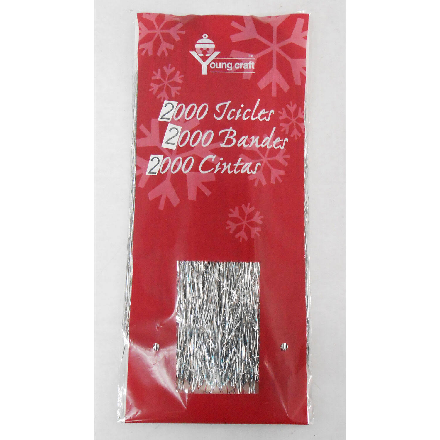 FC Young Silver Icicles Christmas Decor