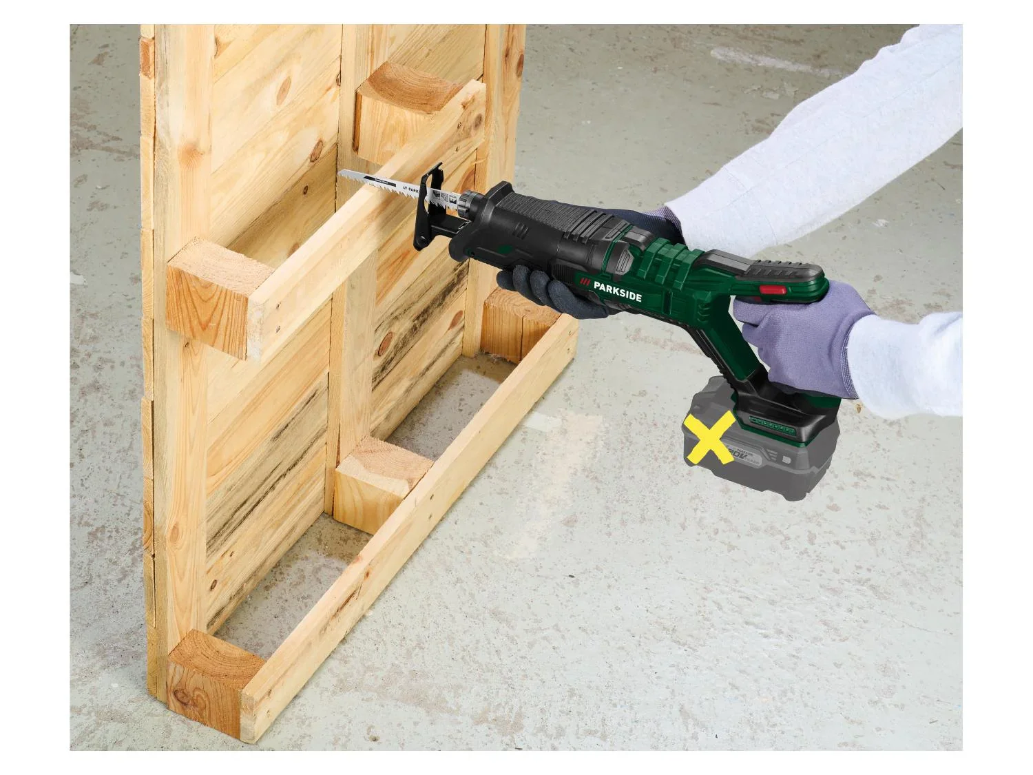 PARKSIDE Scie sabre sans fil PSSA 20-Li B2, 20 V
