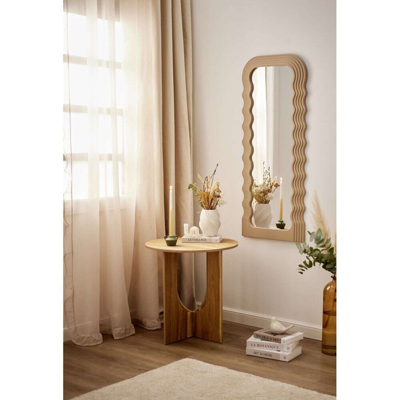 Table basse ronde en bois Wood XL Ø54xH55,5cm