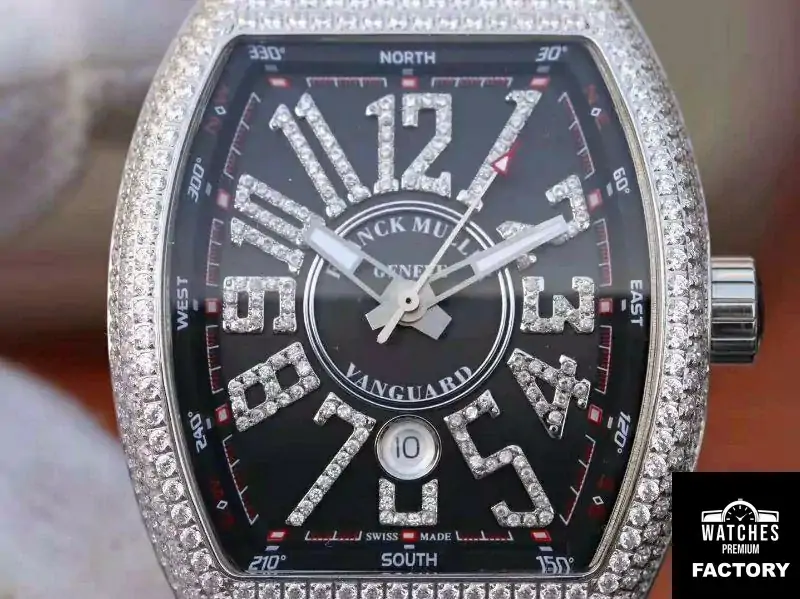 Franck Muller Vanguard V45.SC.DT.D.NBR.CD.5N.NR Black Dial