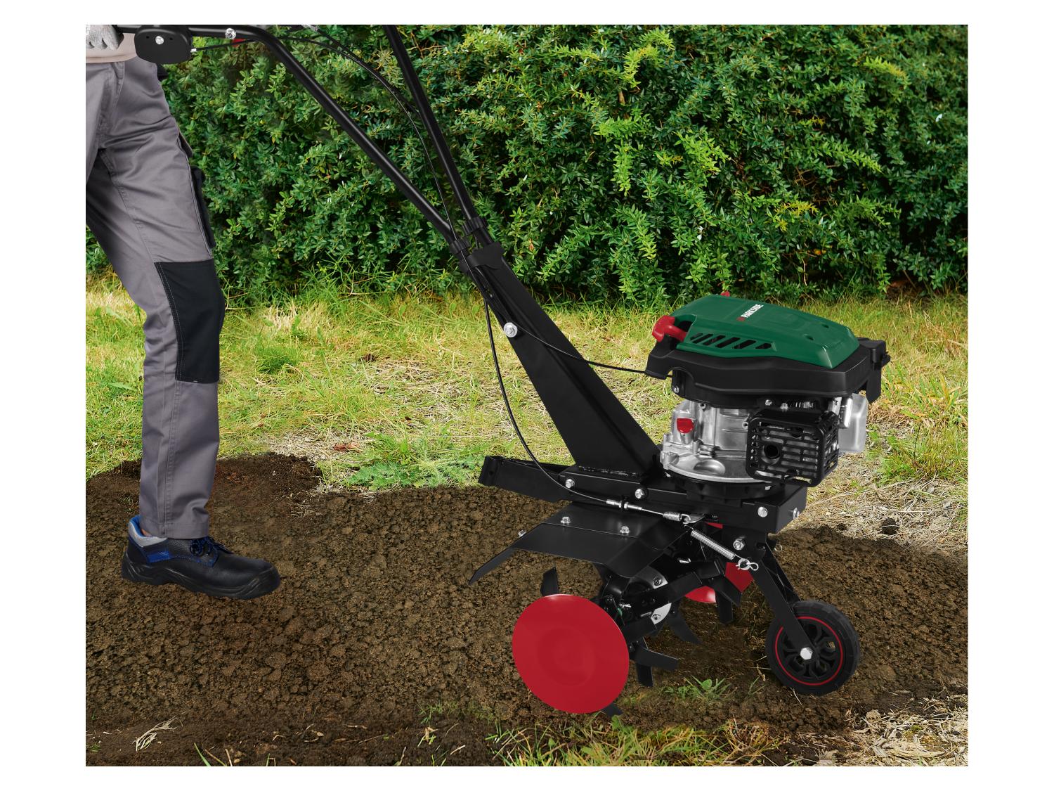 PARKSIDE Motobineuse thermique PBGK 1400 F5, 24 fraises, 2,5 kW