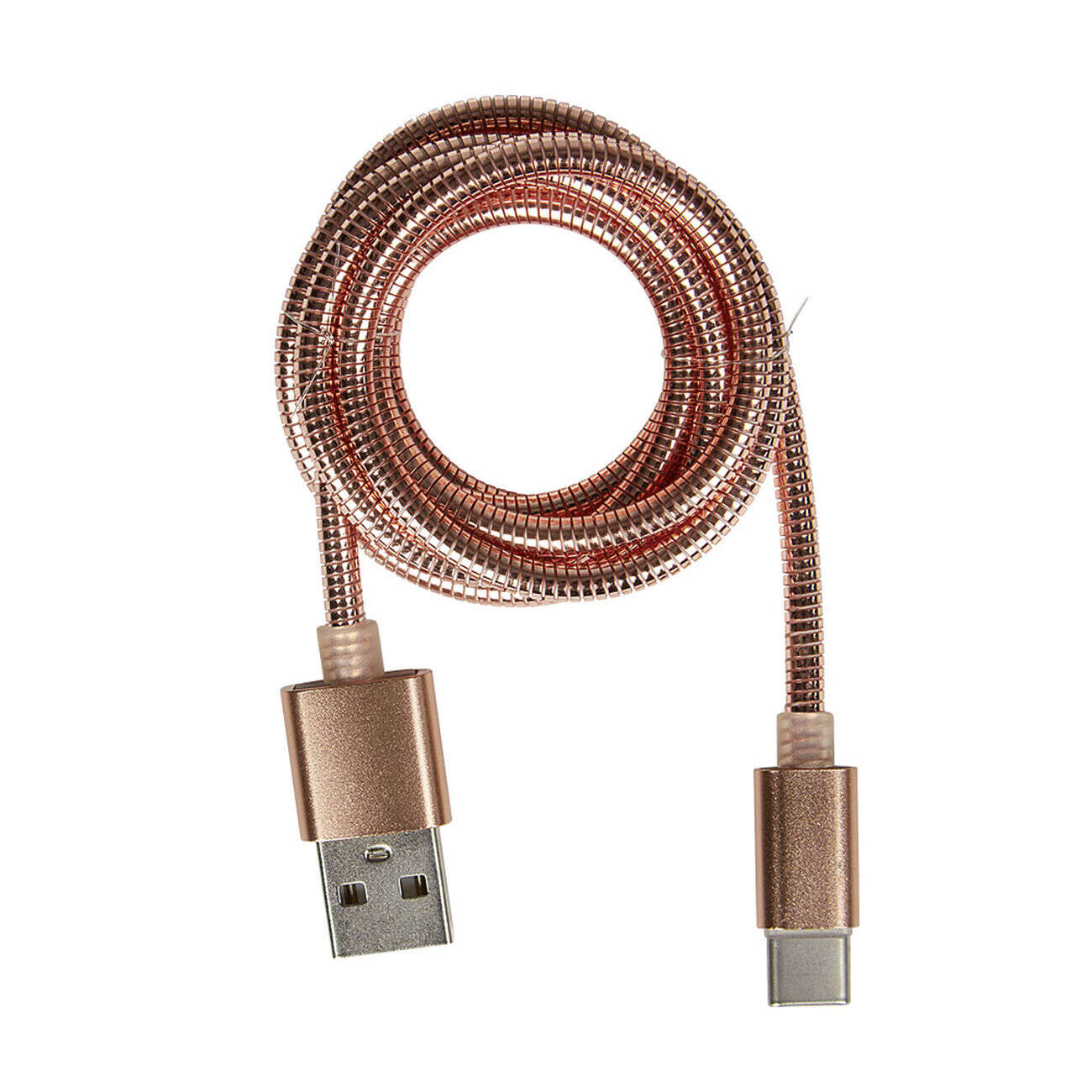 Câble USB vers USB C métal Rose charge rapide