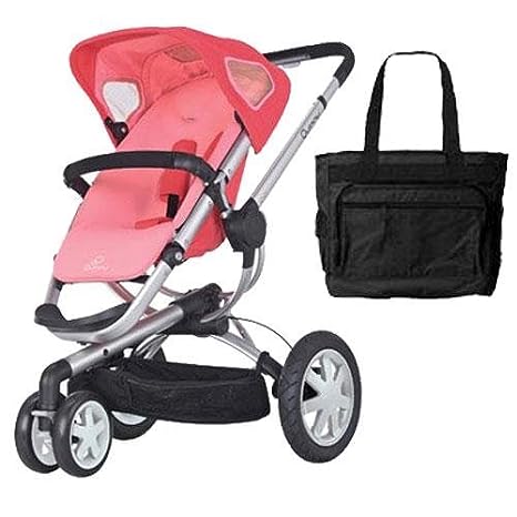 Poussette Quinny CV155BFXKT1 Buzz 3 avec sac à langer - Rose poudré