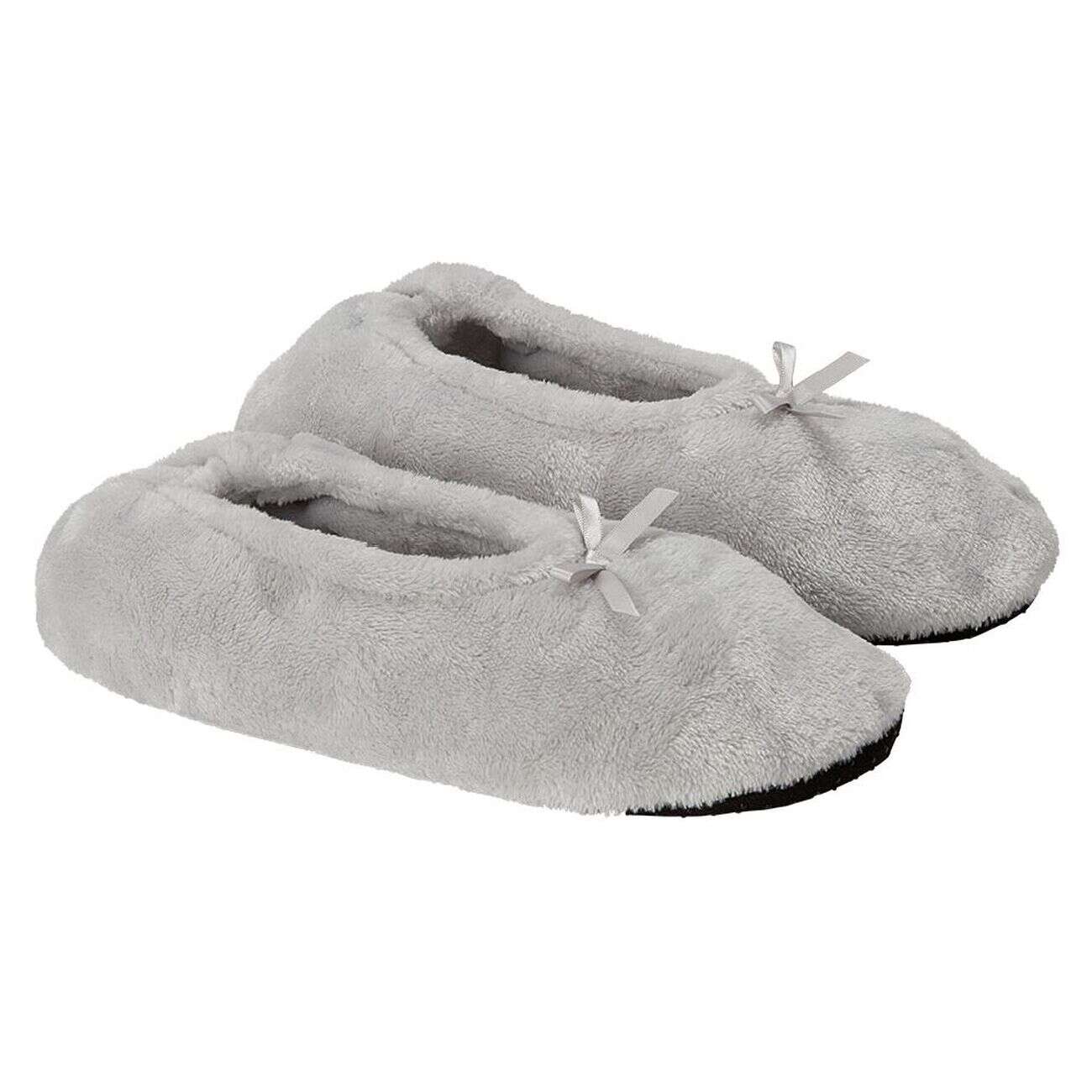 Paire de Chaussons ballerines noire blanc ou rouge