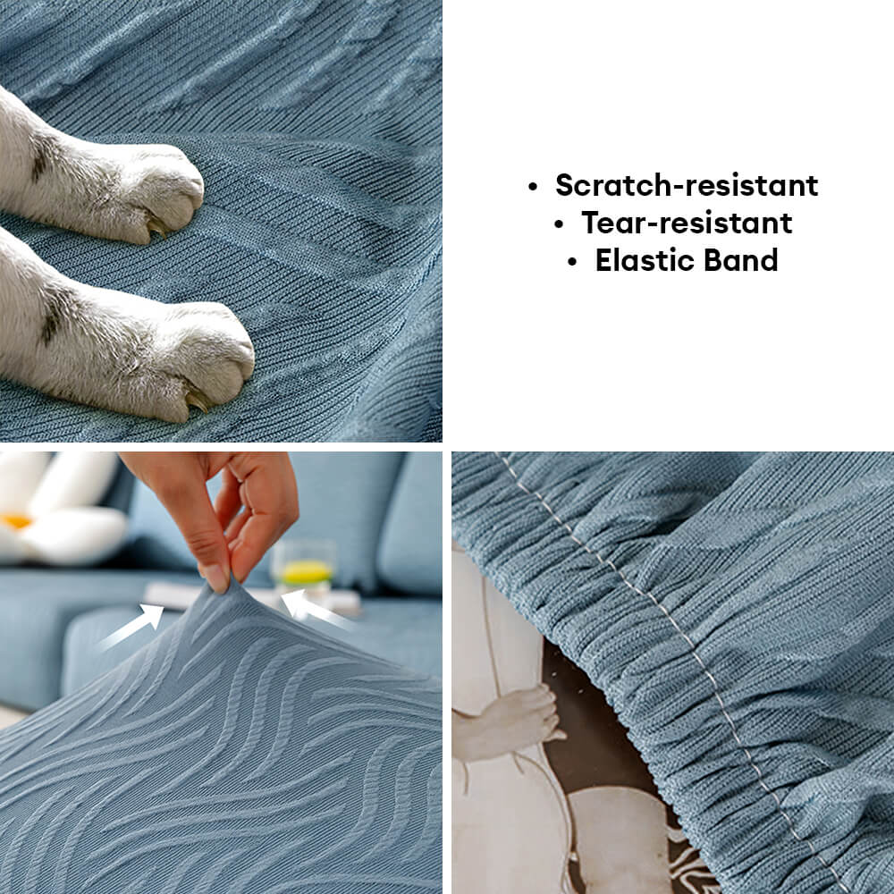 Modern Cooling Water-resistant Antifouling Stretch Magic Sectional Couch Cover